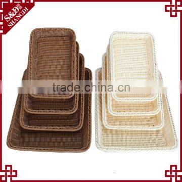 Wholesales Beautiful Handmade PE Rattan Bath Basket for Storage Hotel Bath Gift Set photo-6