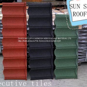 stone coated metal roof tile from big factory
