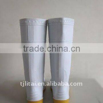 White PVC Safety Boot CE EN ISO20345 S5 Western Boots photo-3