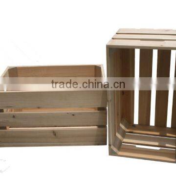 Solid Vintage French Wooden Fruit Vegetable Crates for Sale photo-2