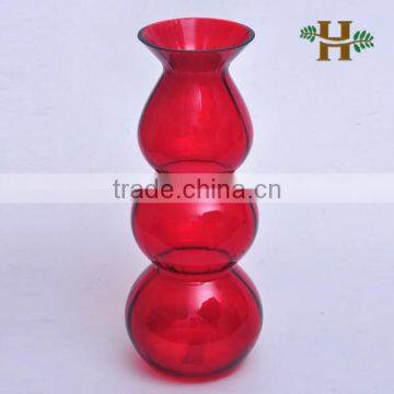 Red Wedding Glass Vase,tall Glass Vase Cheap