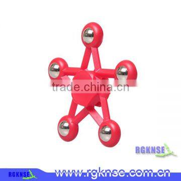 Factory Price Wholesale Five-pointed Star Shape Spinner Toy Fidget Spinner Plastic Hand Spinner With Glass Balls photo-5