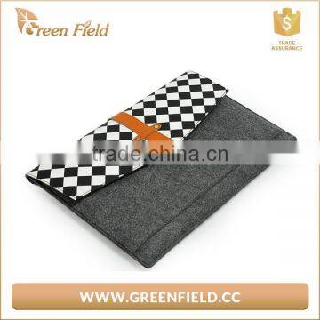 Beige Wool Felt Clutch Bag, Elegant Felt Clutch for Woman photo-2