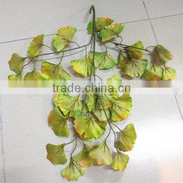 SJ070917 Artificial Golden Ginkgo Leaf/wholesale Folium Ginkgo Leaves Sale photo-2