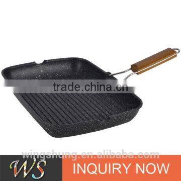 WS-DA014 High Quality Die-casting Non-stick Grill Pan
