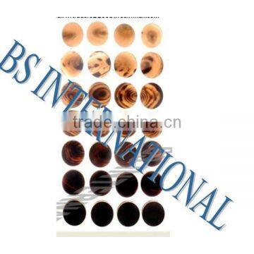 Buffalo/Ox Horn Button Blanks