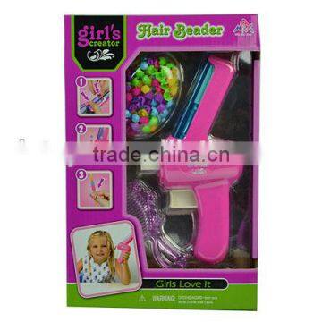 plastic fashion DIY hair beaders with knitting machine for children