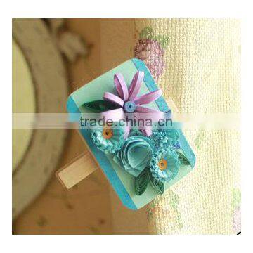 new products 2017 China wholesale artificial flower clothespins interior wedding decoration pegs wooden DIY craft