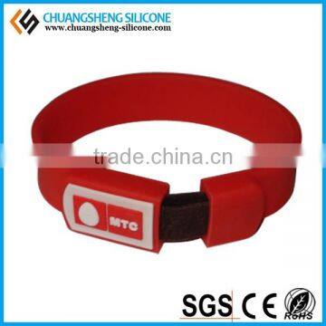 2015 SLAP USB BRACELET/USB BANGLES MADE OF 100%PURE SILICONE photo-6