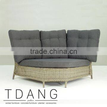 Hanna Wicker Sofa Corner- Modern Outdoor Wicker Furniture - Rattan Corner Sofa Sets photo-4