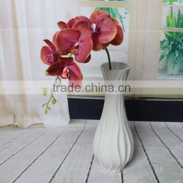 Home Table Decorative Silk Artificial Big Flower Phalaenopsis photo-2