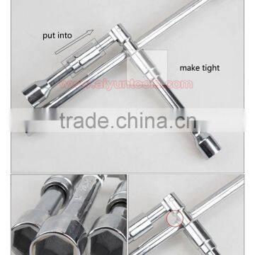 14" Folding Cross Rim Wheel Tyre Wrench Socket Car Auto Tools photo-4