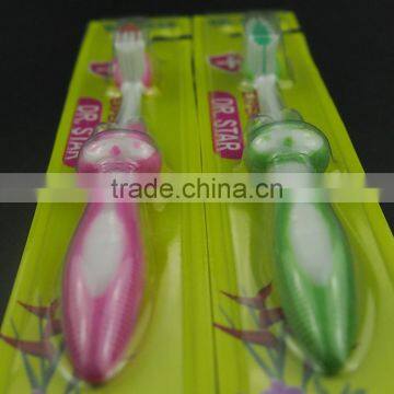 Wholesale Daily Use Travel Office Big Handle Soft Family Funny Kids Tooth Brushes photo-2