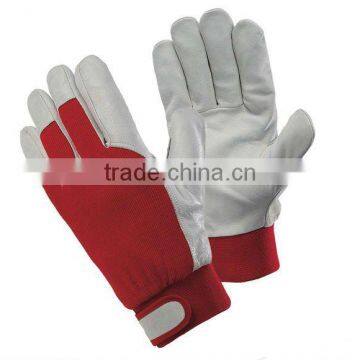 Pig leather working glove