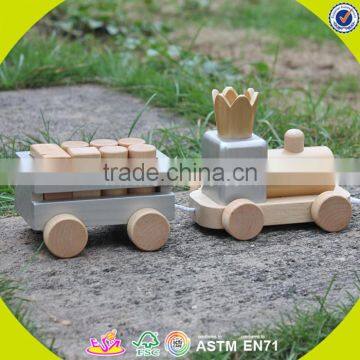 2017 Wholesale Baby Wooden Pull Along Toys Best Design Kids Wooden Pull Along Toys Top Fashion Children Pull Along Toys W05C074 photo-6
