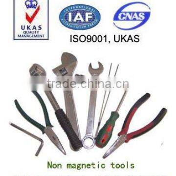 Non magnetic tools, titanium alloy , antimagnetic