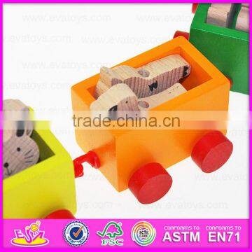 2015 Educational Kids Wooden Pull Line Toy,Funny Play Children Wooden Pull Line Toy,Hot Sale Baby Pull Line Train Toys W05B088 photo-6