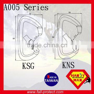 Aluminum Mountaineering Climbing Screw Lock Carabiner With 25KN photo-6