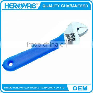 Adjustable Wrench 6 Inch Soft Rubber Covered Grips Handle, Wholesale Small Adjustable Wrench