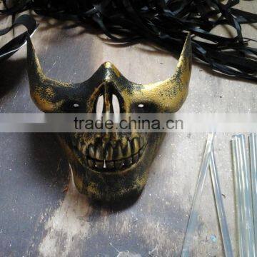 Plastic Cheap Horror Skull Half Face Mask photo-4