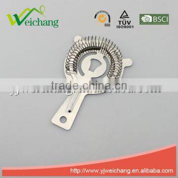 WCE210 classic bar tools ice strainer stainless steel hot sale