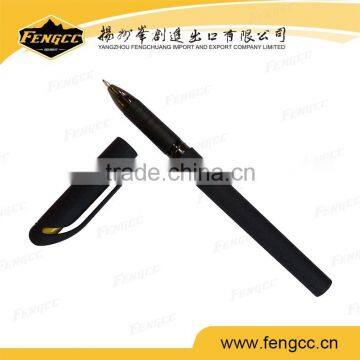 High quality customized logo hotel sign ball point pen in black color