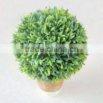 Artificial boxwood topiary tree