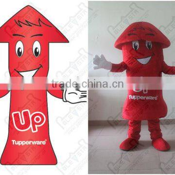 custom red mushroom mascot costumes NO.3706