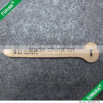 Custom pu leather zipper head puller for handbags