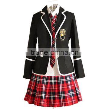 Custom Sex School Girls Cotton Frocks Uniform Catalog Design photo-4