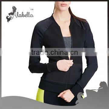 Athletic Jacket Kangaroo pocket jacket with mesh fabric Clothing manufacturer