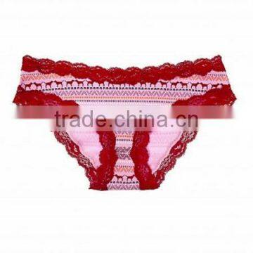 Pretty girl lace fabric women underwear