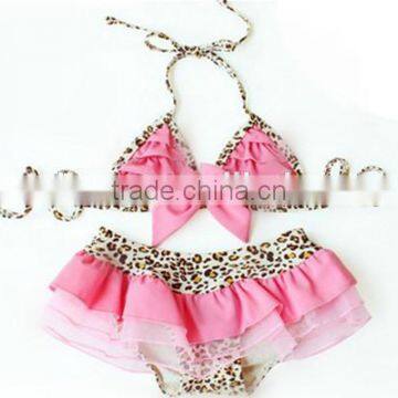 Fashion Little Girl's Bikini With Hat Wholesale photo-2