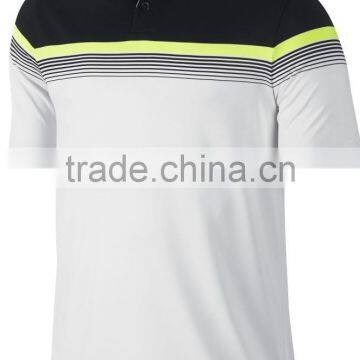 OEM High quality sublimation printing Men wicking Tech golf shirt performance Polo shirt wholesale