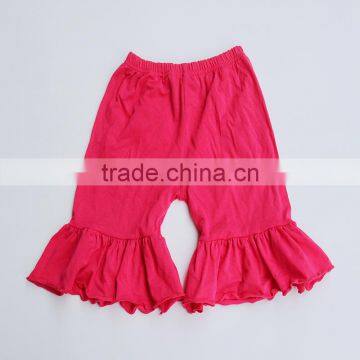 Children's Boutique Clothing Kids Soft Pink Ruffle Shorts Pant Baby Girl Short Hot Bloomers photo-3