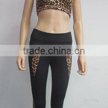 Cheap Wholesale Sexy Tiger Women Sports Wear Bra Yoga Suit photo-2