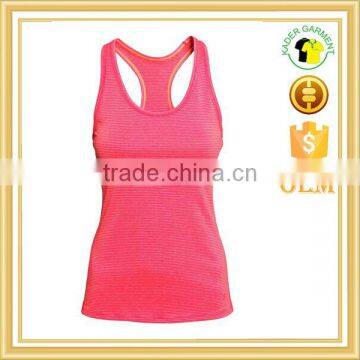 custom women sport tank top, spandex gym wear tank top wholsale