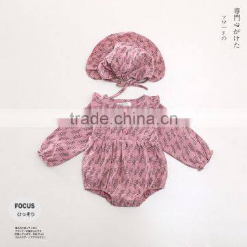 4pcs/lot Toddler Clothing Girls Rompers Leaves Princess Toddler Boys Ruffles Jumpsuit Baby Clothes photo-5