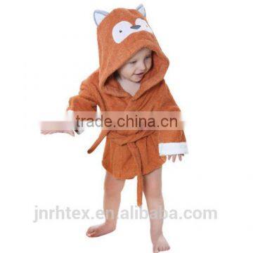 2017 Cotton Terry Cute Animal Cartoon Baby Hooded Bath Towel photo-2