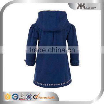 Custom Long Winter Coat For Kids/Kids Wool Coat Wholesale/Kids Clothing Manufacture In China photo-2