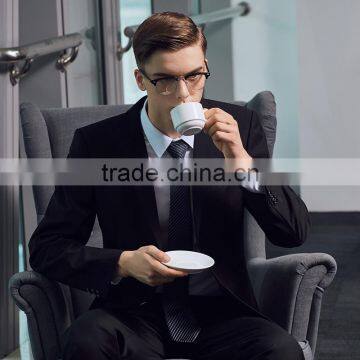 China Polyester Viscose Cheap Office Formal Black Coat Pant Men Suits