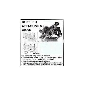 RUFFLER ATTACHMENT G900E FOR SINGLE NEEDLE SEWING MACHINE