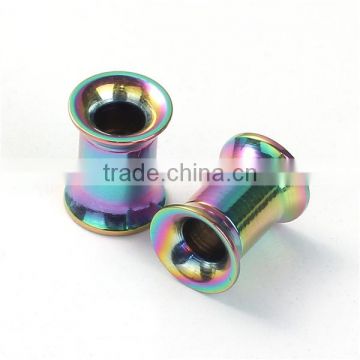 6mm Stainless Steel Ear Stretcher Expander Multicolor Colorful Ear Taper Expander Piercing