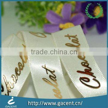 100% polyester double face woven charming satin ribbon