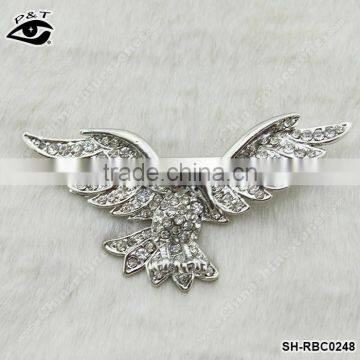 Eagle Shape Pins Crystal rhinestone brooch pin for dresses invitations