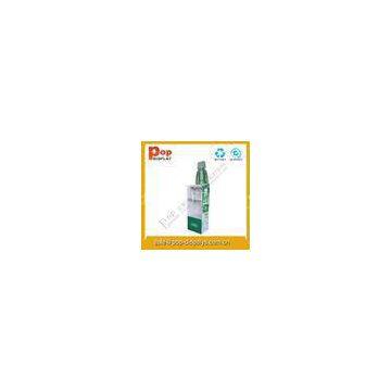 Retail Foldable Beverage Display Racks , Cardboard Display Stands