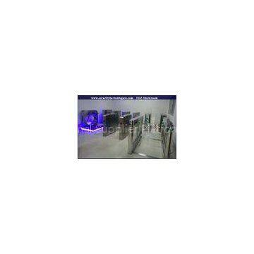Metal Turnstile Security Products with voice monitoring system for office building , bank