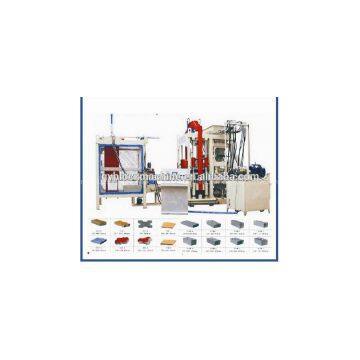 QTY8-15 concrete block machine algeria, automatic cement brick block making machine