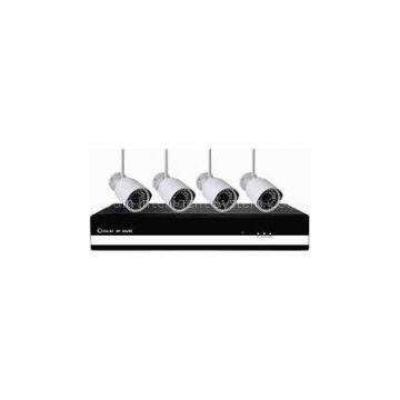 outdoor cctv camera kits 4CH Network Video Record Kits Black Colo
