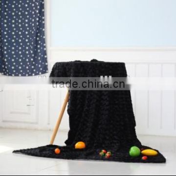 Hot sale 2 layer pv plush blanket